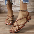 Women Beach Woven Hollow Sandals