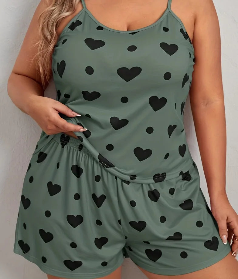 Plus Size Women Pajama Set