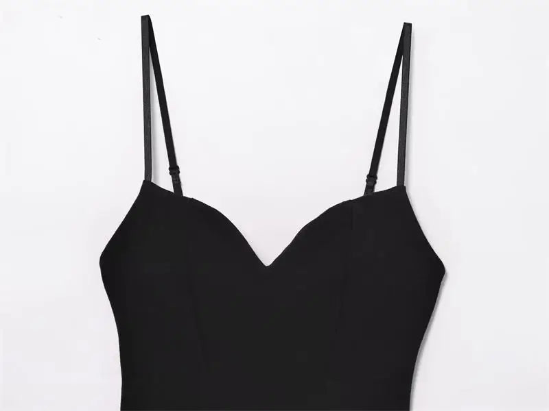 Slim Knit Tube Top Mini Dress | Women's Camisole Dress