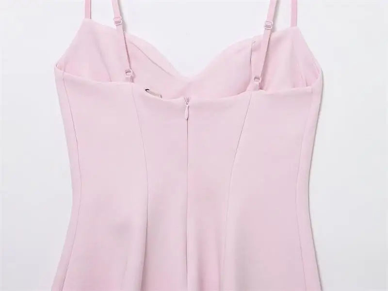 Slim Knit Tube Top Mini Dress | Women's Camisole Dress