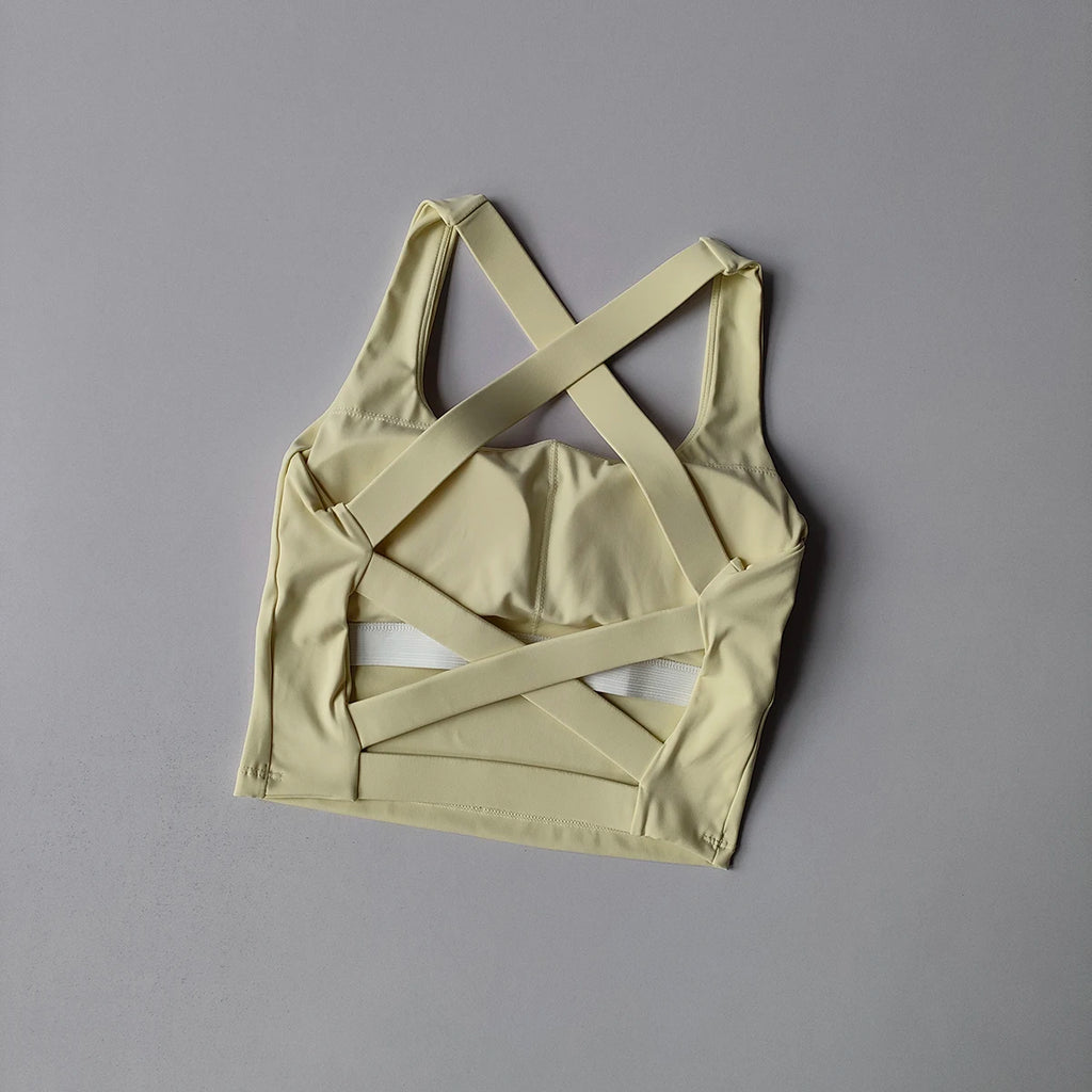 Women's Push-Up Sports Bra — Breathable Yoga & Running Bralette