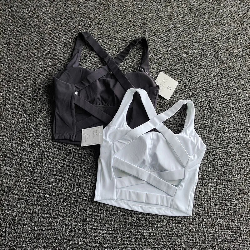 Women's Push-Up Sports Bra — Breathable Yoga & Running Bralette
