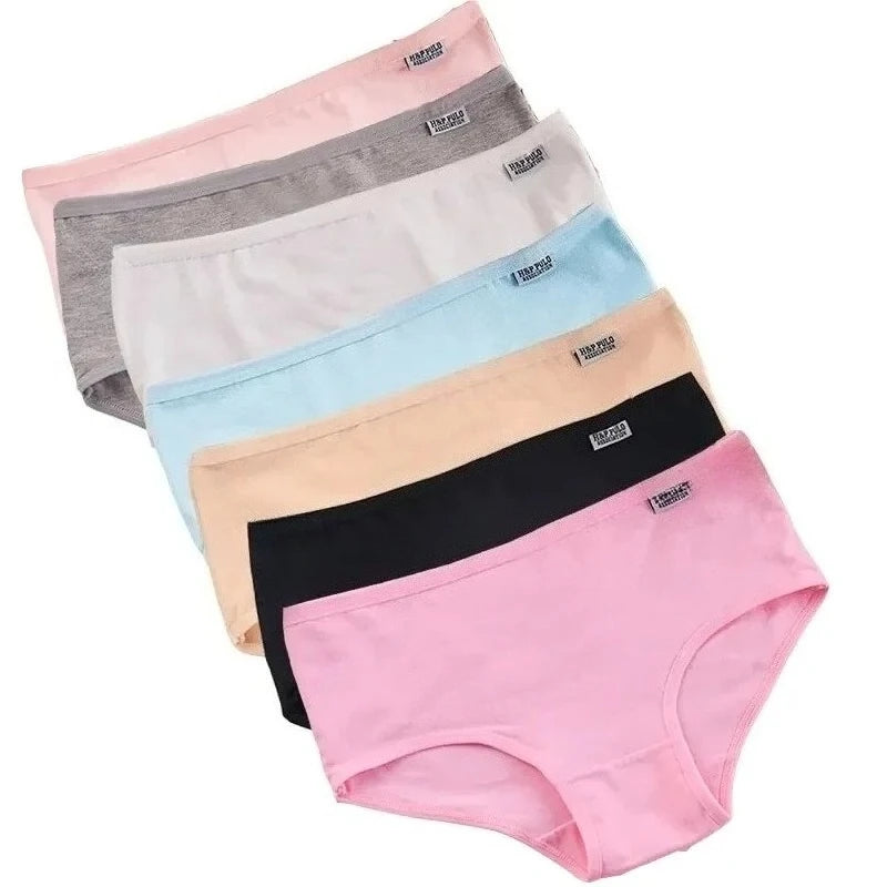 Women's Cotton Briefs — 7-Pack Soft Mid-Rise Everyday Underwear