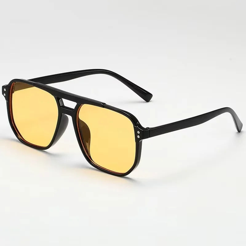 Oversized Vintage Square Sunglasses | Unisex UV400