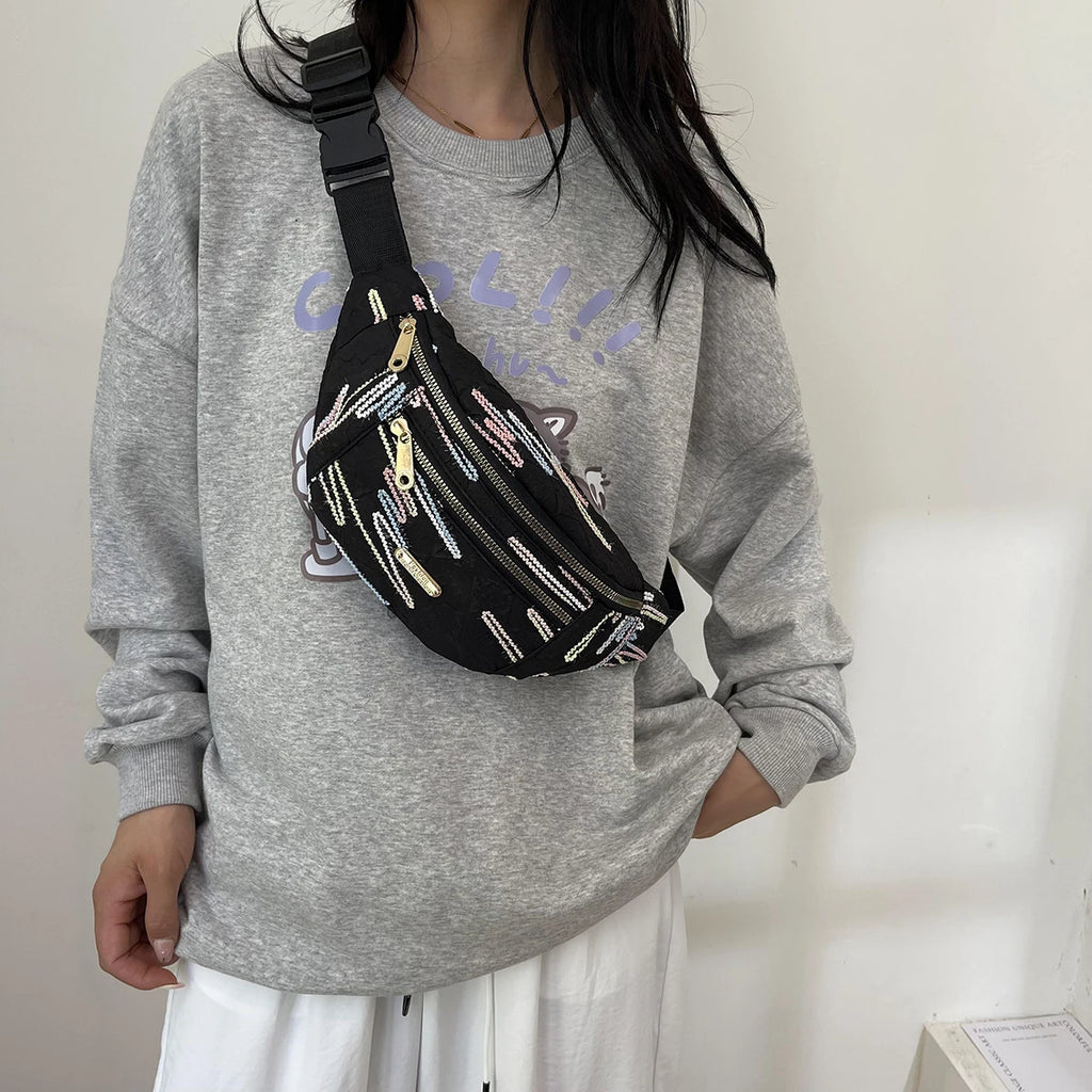 Women's Nylon Belt Bag — Lightweight Crossbody & Waist Pack