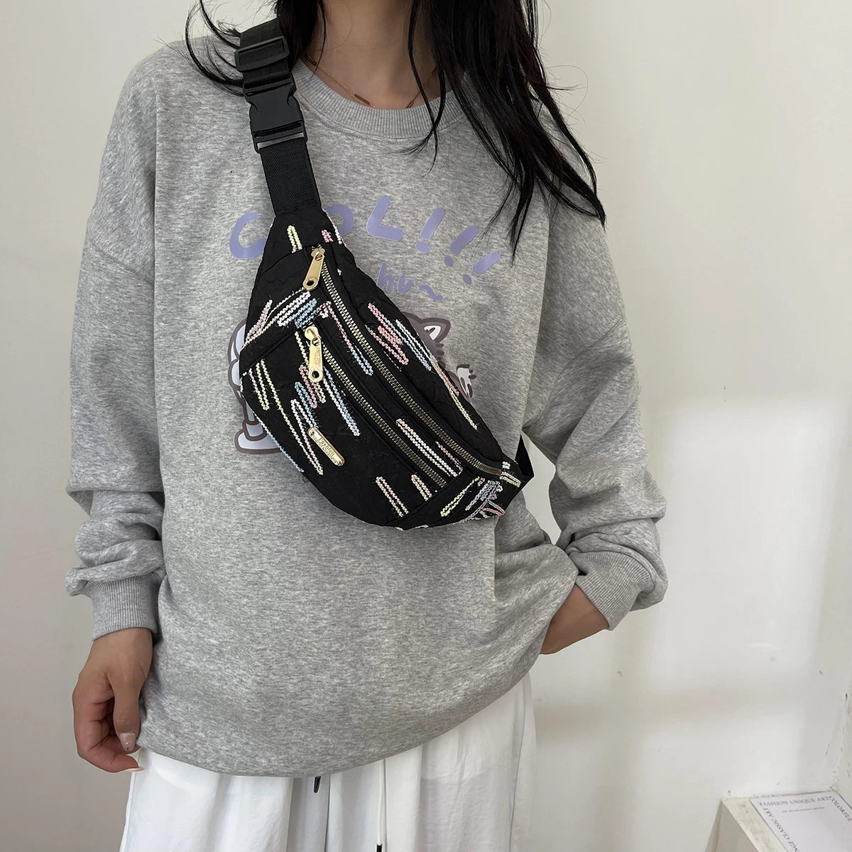 Women's Nylon Belt Bag — Lightweight Crossbody & Waist Pack