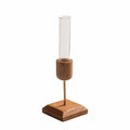 Wood & Glass Hydroponic Vase | Minimalist Home Décor