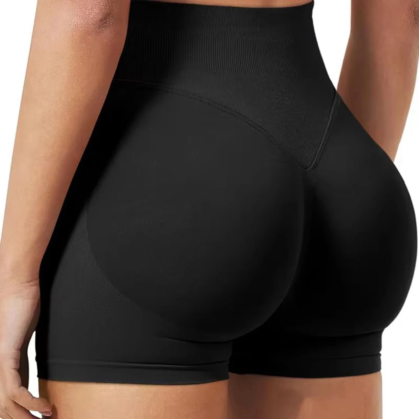 Women's Seamless High-Stretch Athletic Shorts — Yoga, Gym & Running