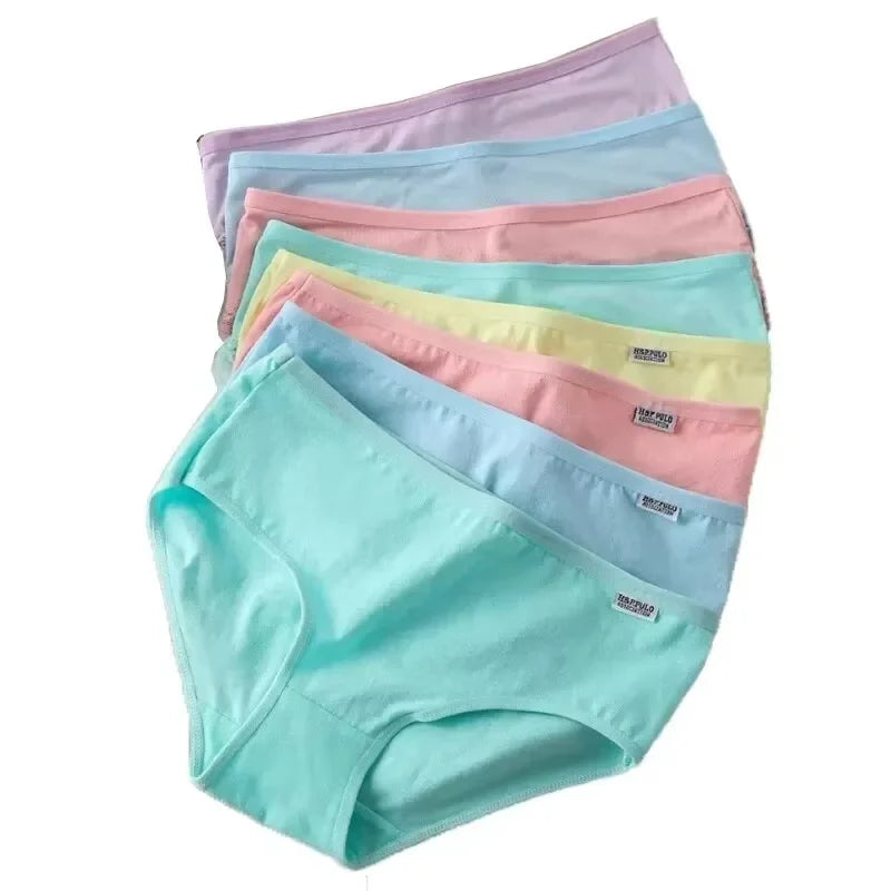 Women's Cotton Briefs — 7-Pack Soft Mid-Rise Everyday Underwear