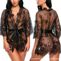 Floral Lace Babydoll Lingerie Set