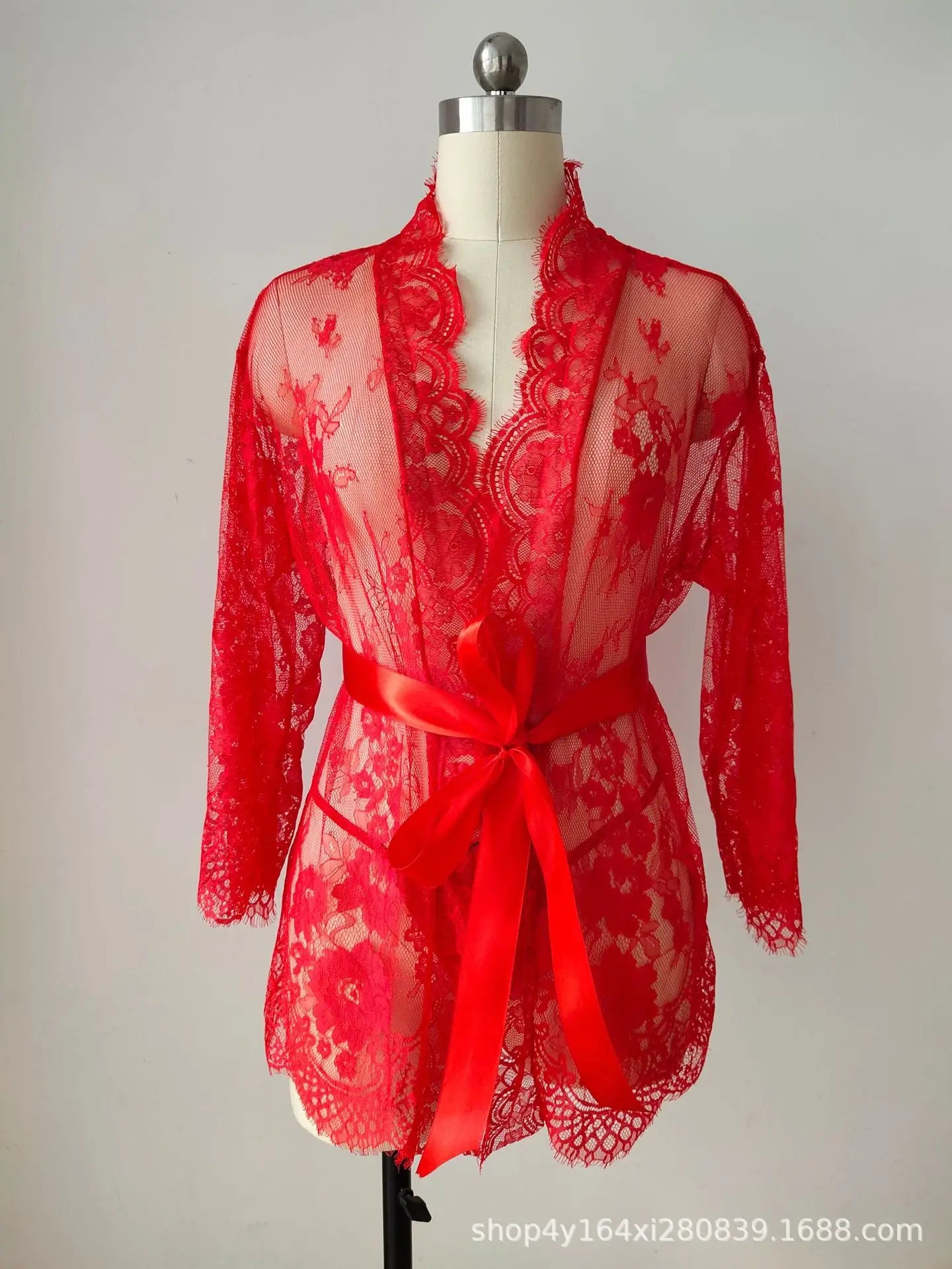 Floral Lace Babydoll Lingerie Set