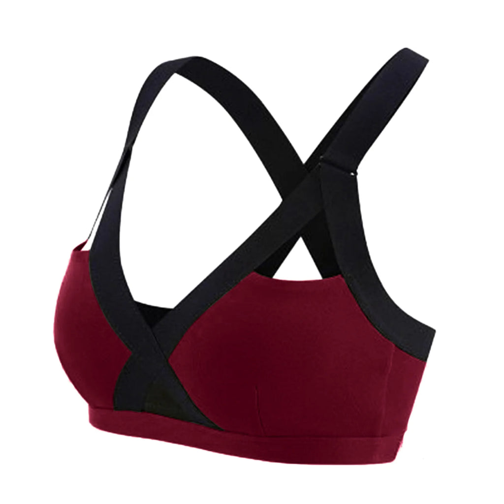 Seamless Push-Up Sports Bra | Women's Breathable Fitness Crop Top