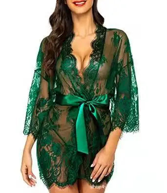 Floral Lace Babydoll Lingerie Set