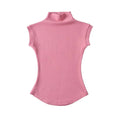 Women Summer Turtleneck Sleeveless Tops