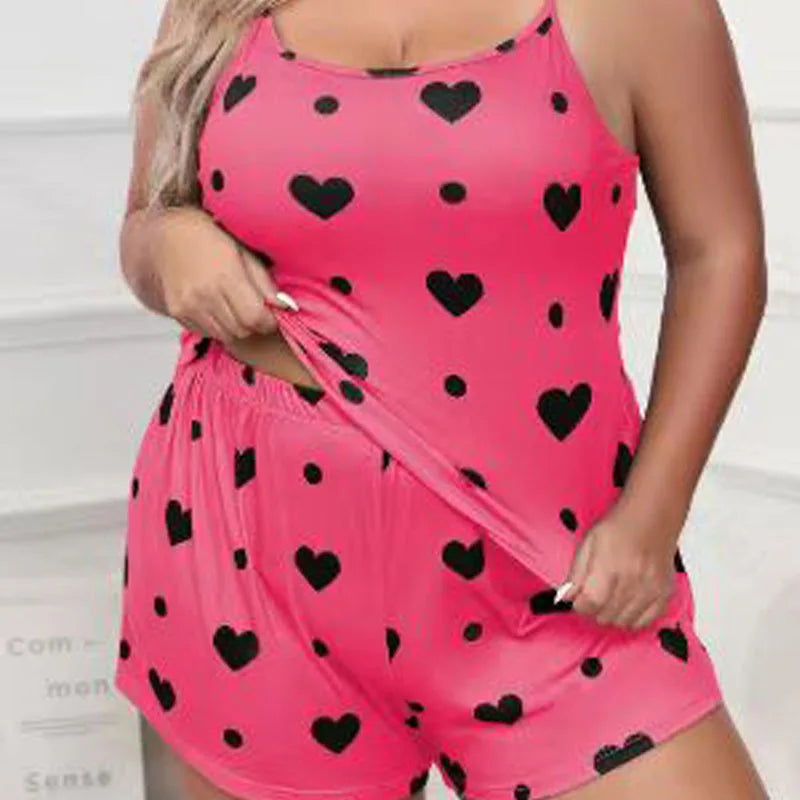 Plus Size Women Pajama Set