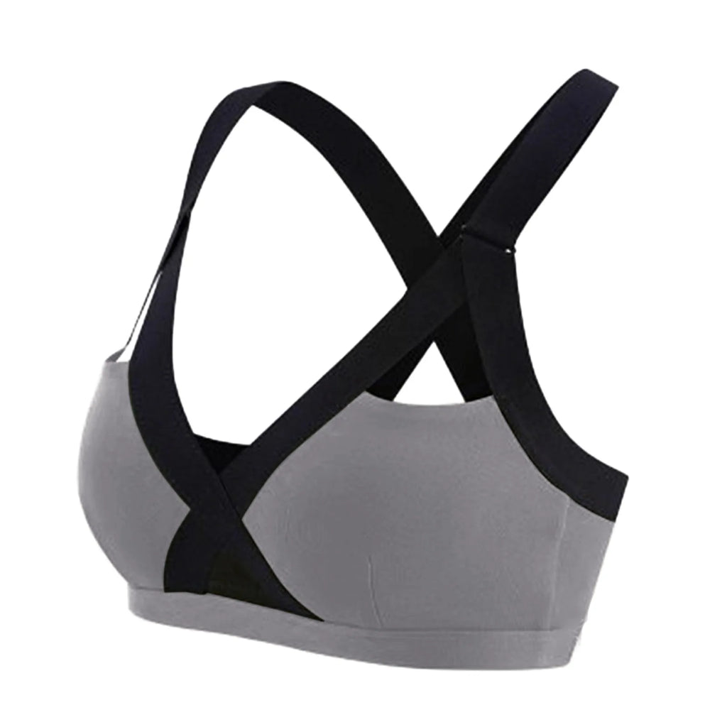 Seamless Push-Up Sports Bra | Women's Breathable Fitness Crop Top