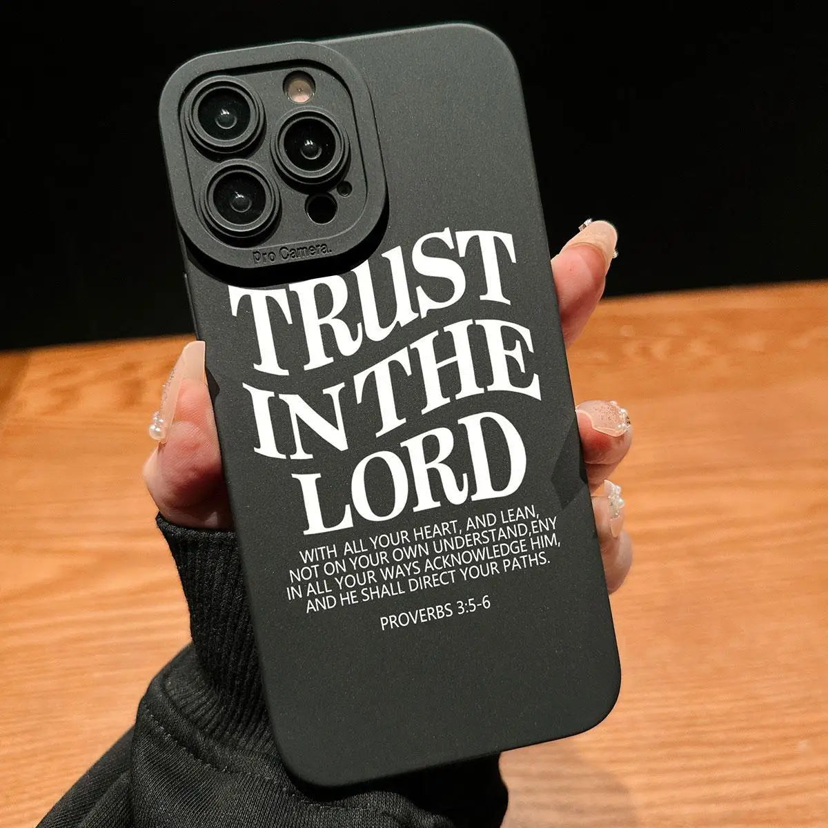 Letter Pattern Silicone iPhone Case | Anti-Drop Protection
