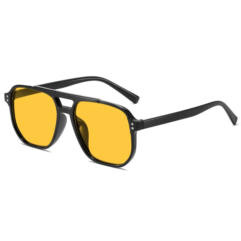 Oversized Vintage Square Sunglasses | Unisex UV400