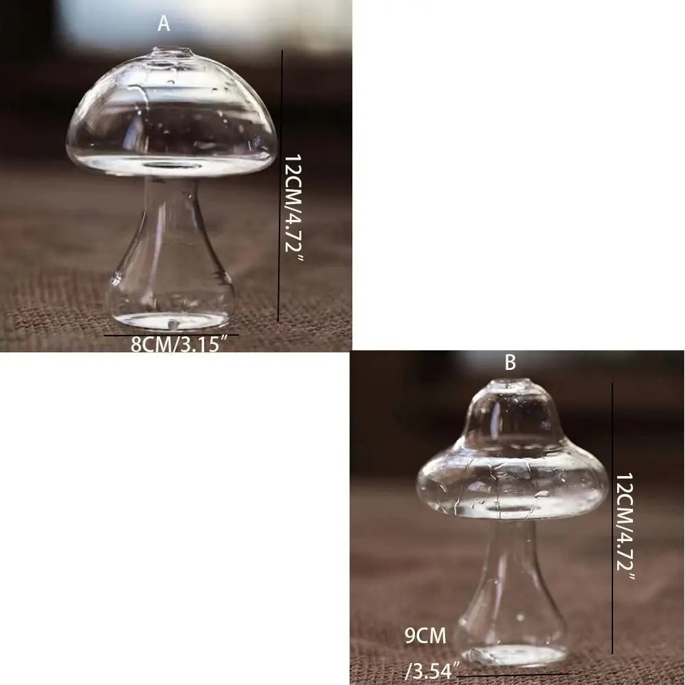Cute DIY Mushroom Shaped Glass Vase