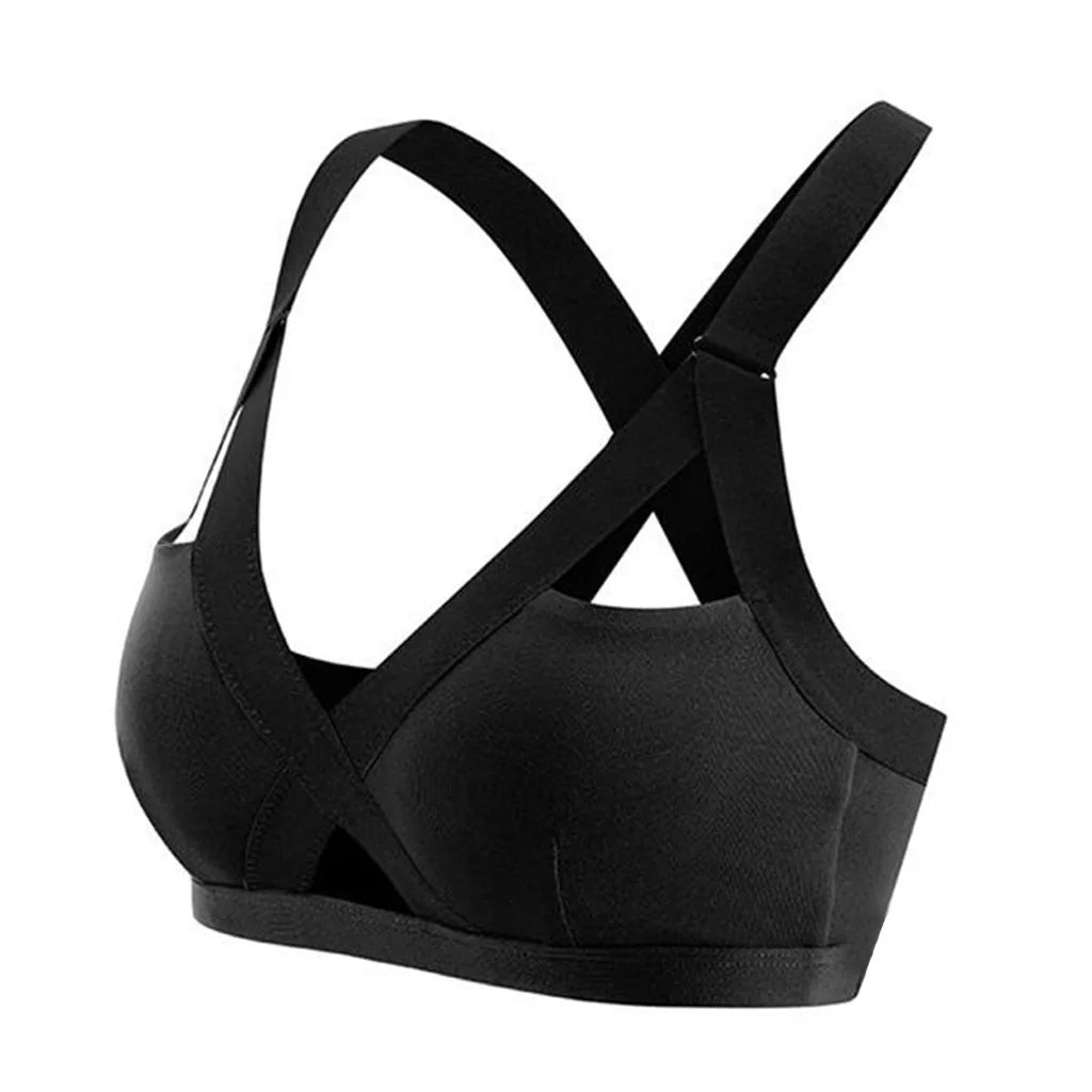 Seamless Push-Up Sports Bra | Women's Breathable Fitness Crop Top