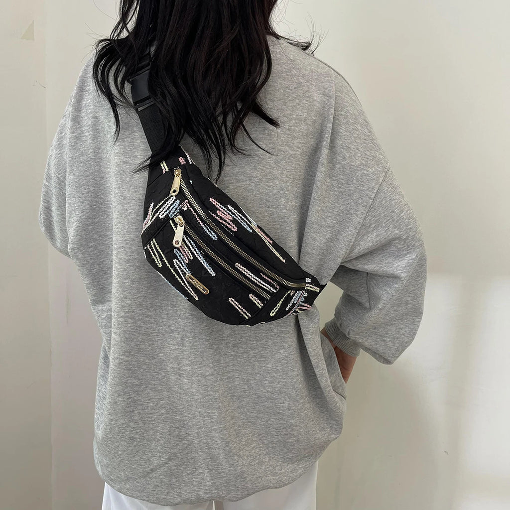 Women's Nylon Belt Bag — Lightweight Crossbody & Waist Pack
