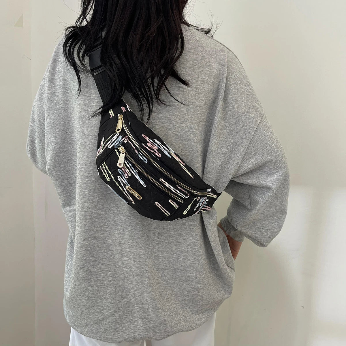 Women's Nylon Belt Bag — Lightweight Crossbody & Waist Pack