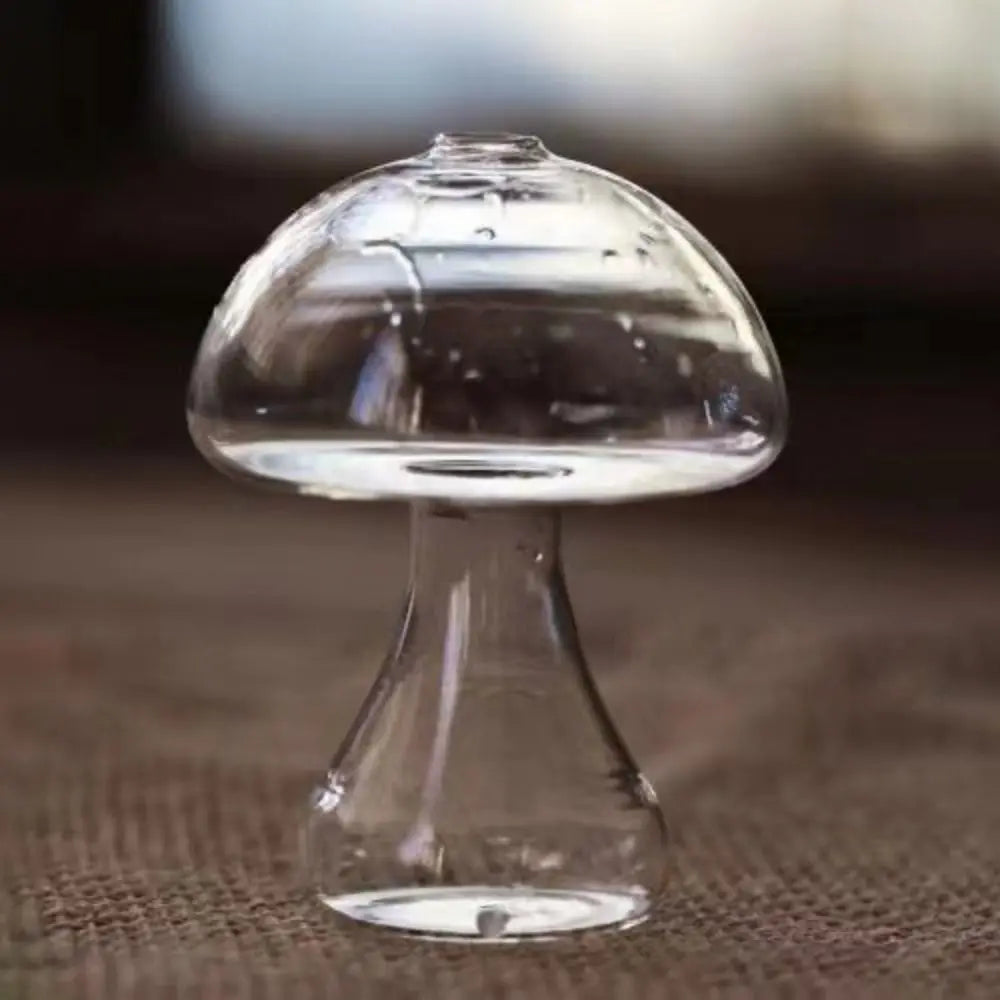 Cute DIY Mushroom Shaped Glass Vase