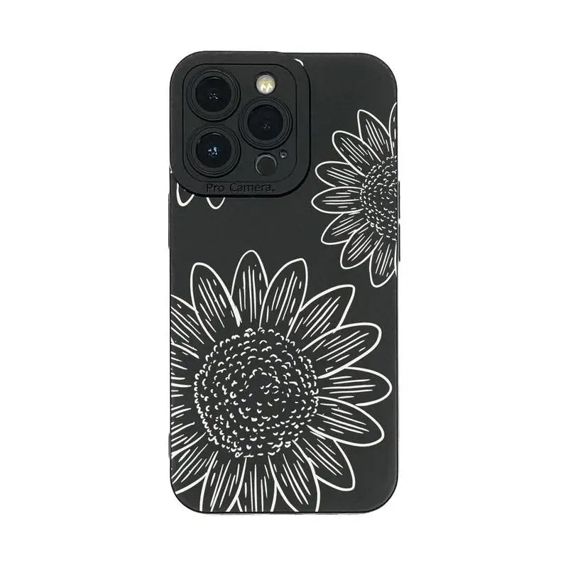 Sunflower Silicone iPhone Case | Anti-Drop Protection