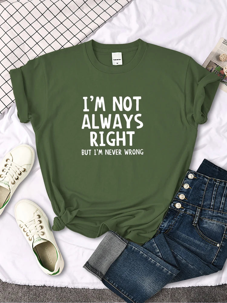 Women's Oversized Graphic Letter Print Tee