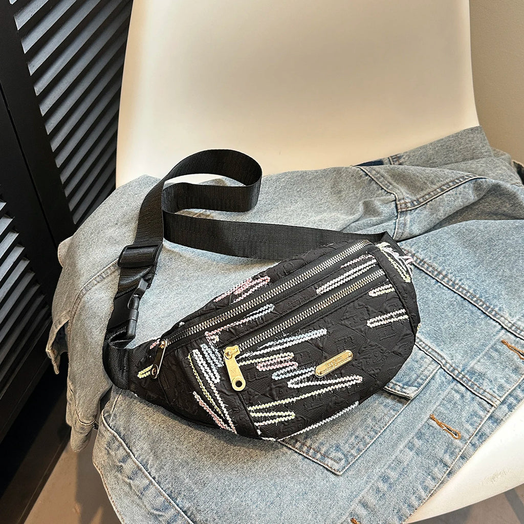 Women's Nylon Belt Bag — Lightweight Crossbody & Waist Pack