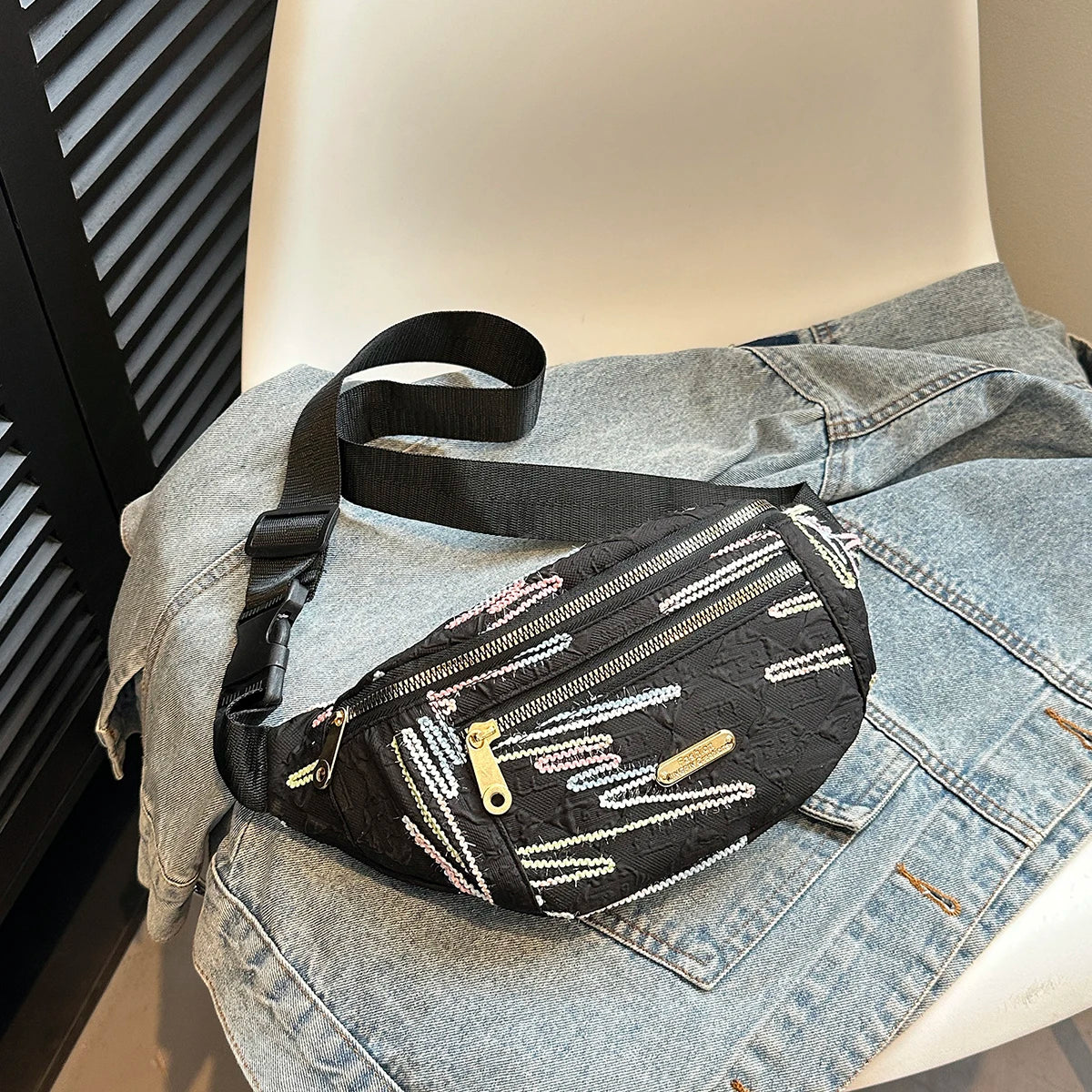 Women's Nylon Belt Bag — Lightweight Crossbody & Waist Pack