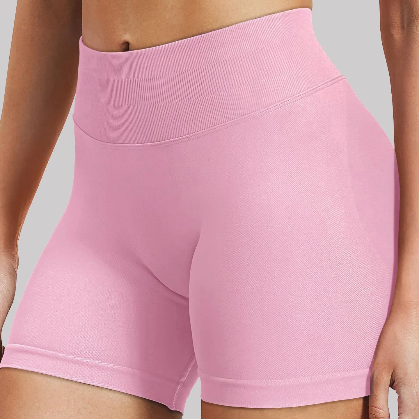 Women's Seamless High-Stretch Athletic Shorts — Yoga, Gym & Running