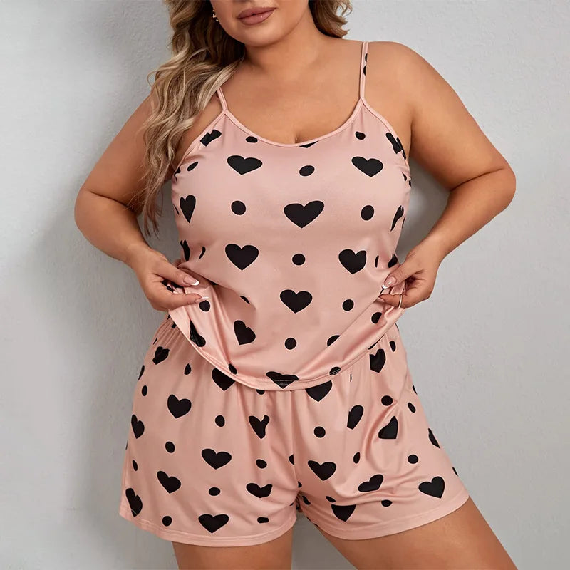 Plus Size Women Pajama Set