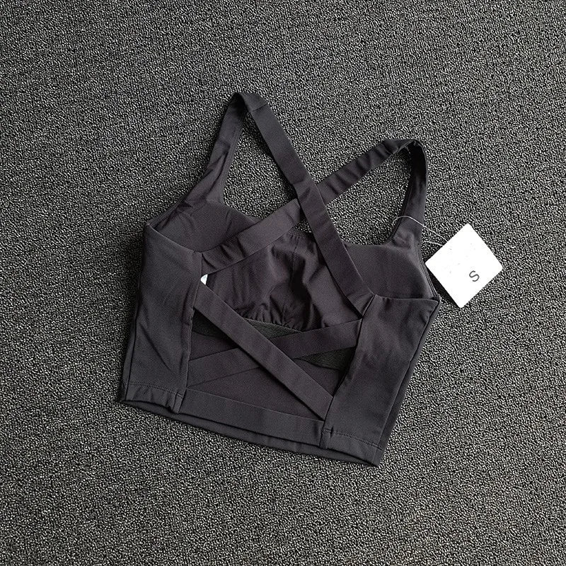 Women's Push-Up Sports Bra — Breathable Yoga & Running Bralette