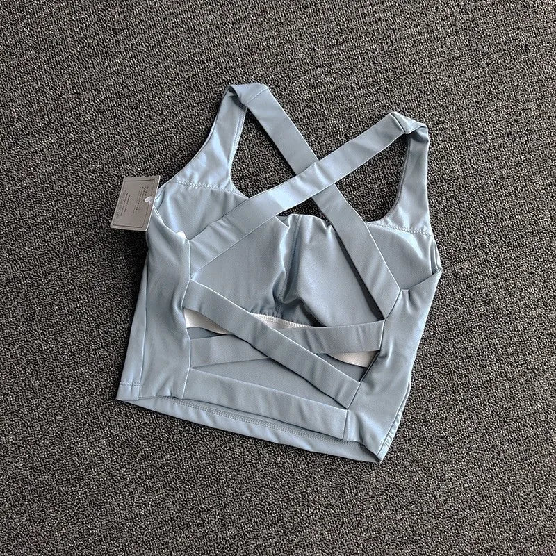 Women's Push-Up Sports Bra — Breathable Yoga & Running Bralette