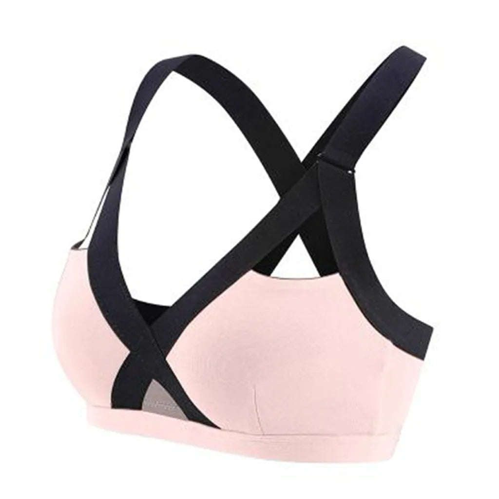 Seamless Push-Up Sports Bra | Women's Breathable Fitness Crop Top