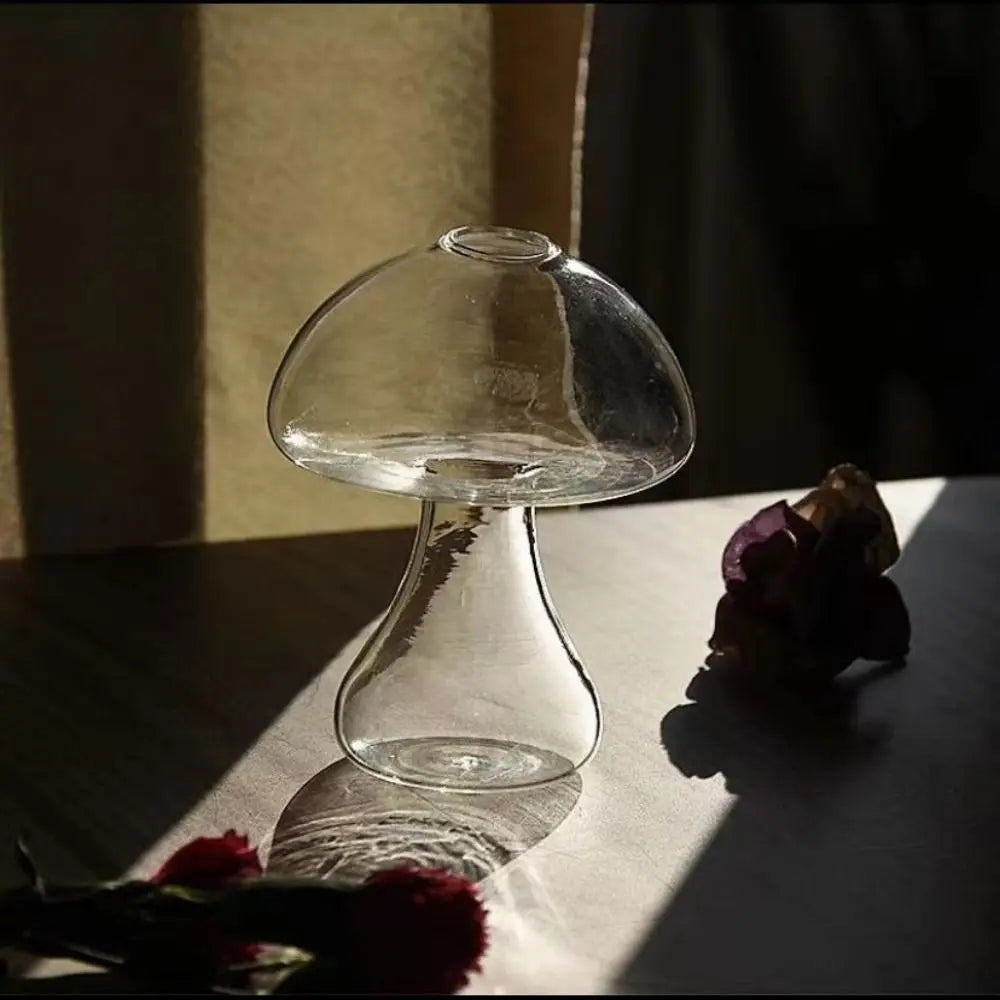 Cute DIY Mushroom Shaped Glass Vase