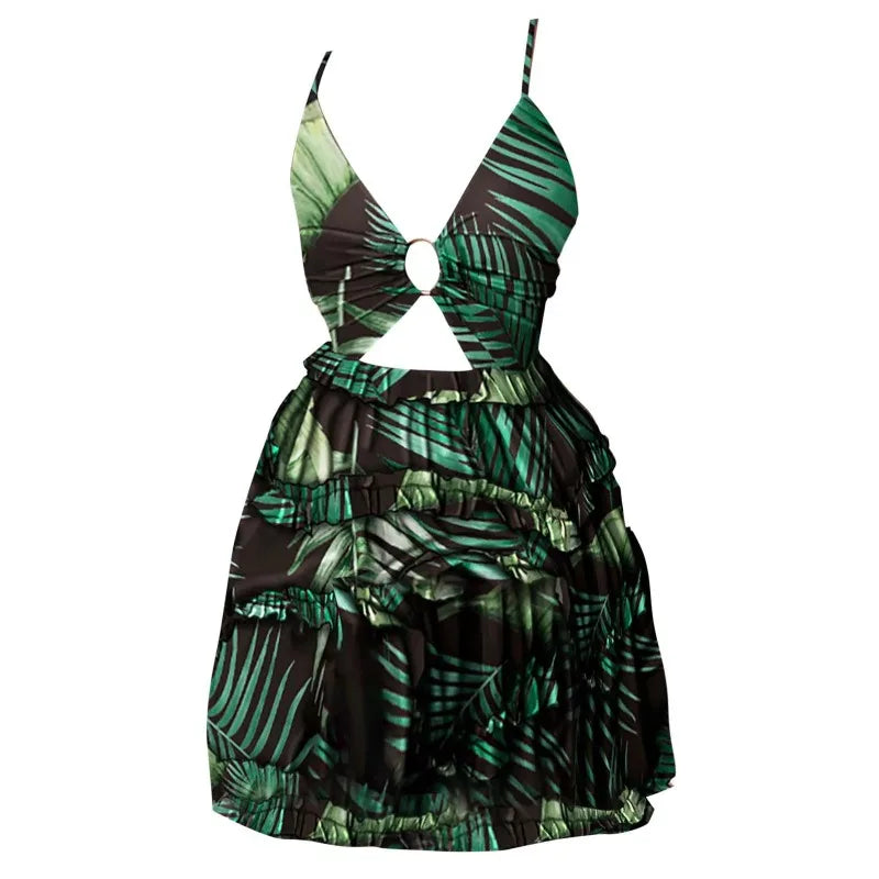 Sleeveless A-Line Knee-Length Dress