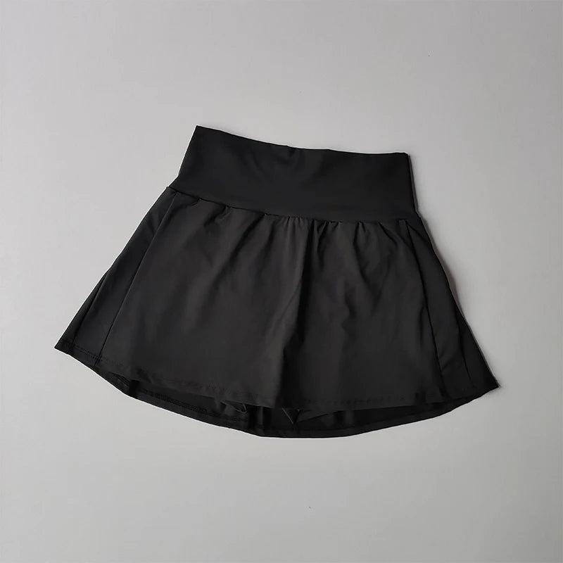 Women's High-Waist Athletic Mini Skirt — Tennis, Yoga & Golf