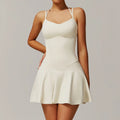 Tennis Mini Dress with Built-In Shorts & Pockets