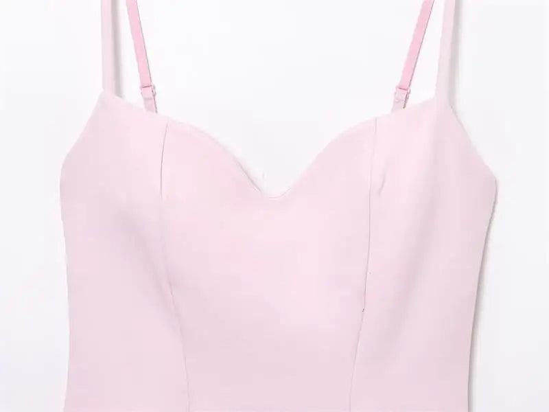 Slim Knit Tube Top Mini Dress | Women's Camisole Dress