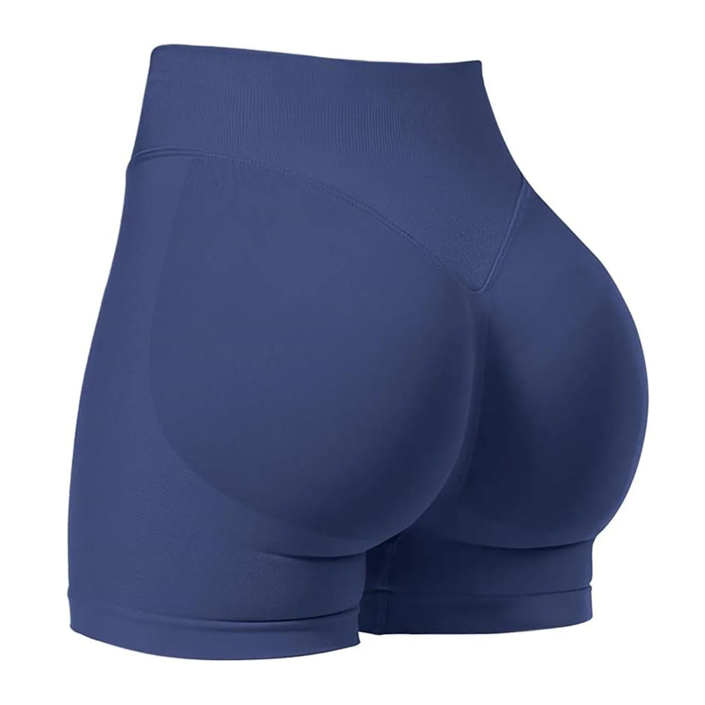 Women's Seamless High-Stretch Athletic Shorts — Yoga, Gym & Running