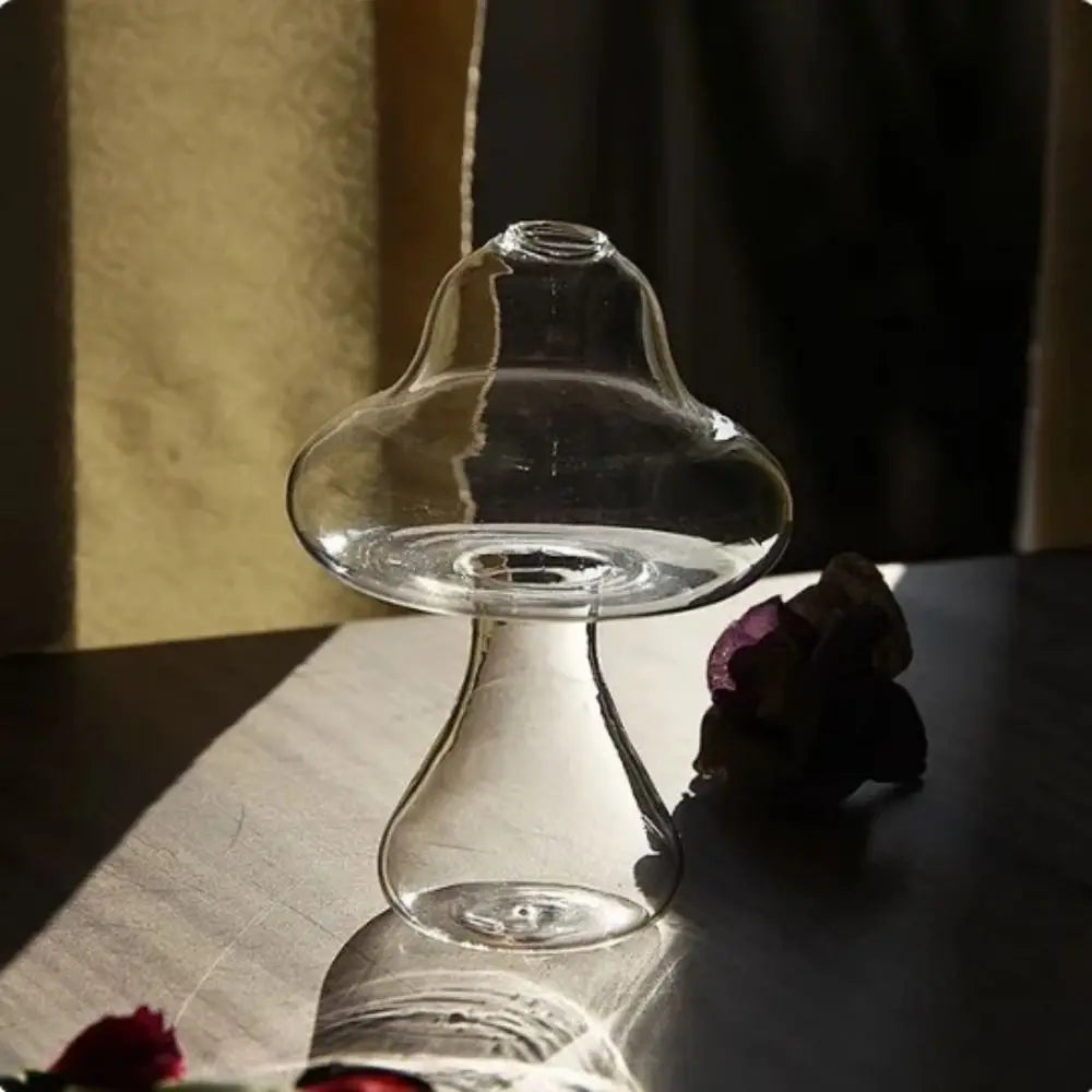 Cute DIY Mushroom Shaped Glass Vase