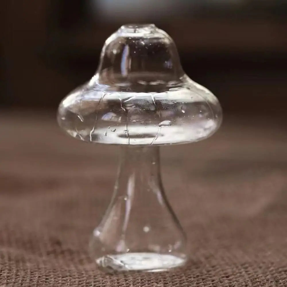 Cute DIY Mushroom Shaped Glass Vase