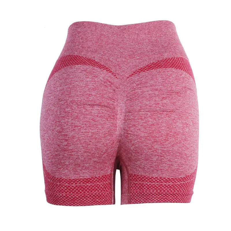 High Elasticity Seamless Yoga Shorts | Women's Push-Up Gym Shorts