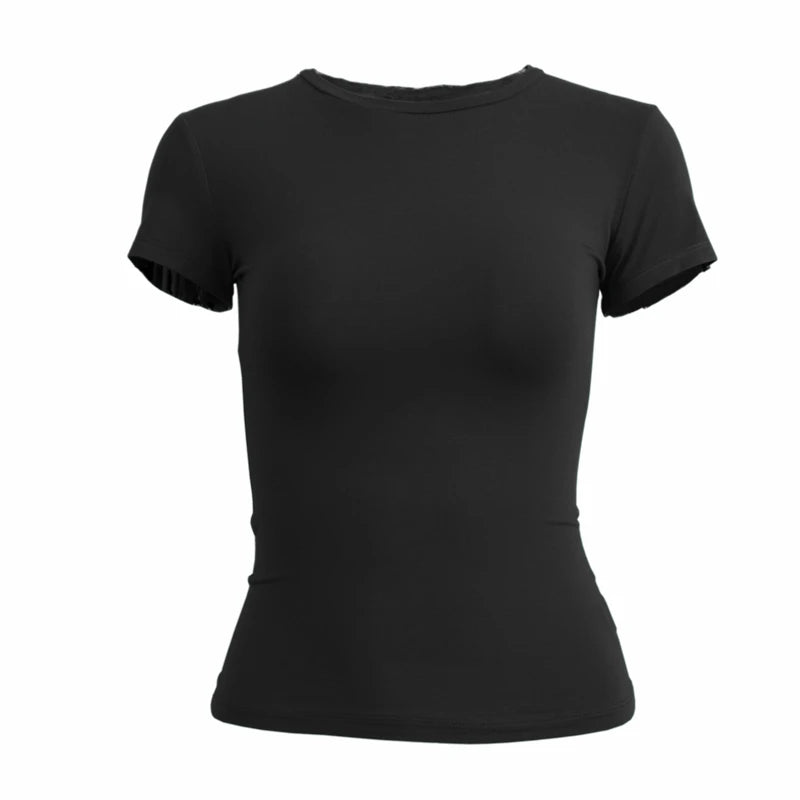 Slim Fit Short-Sleeve Knit Tee