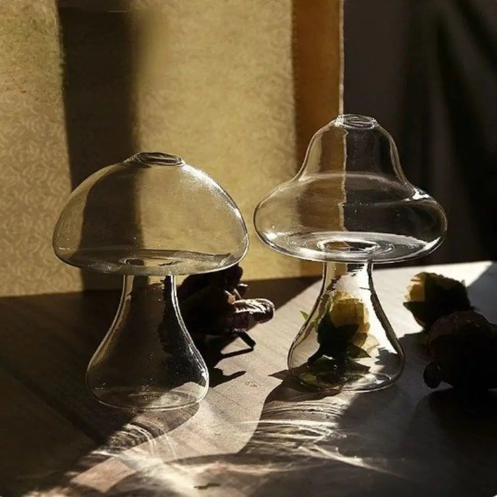 Cute DIY Mushroom Shaped Glass Vase