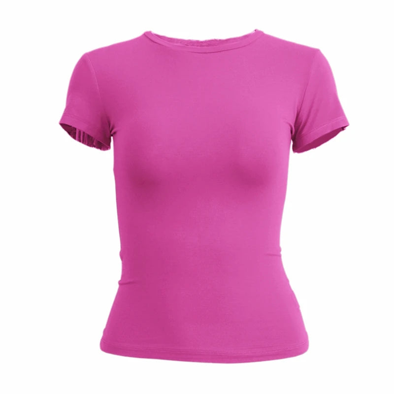Slim Fit Short-Sleeve Knit Tee
