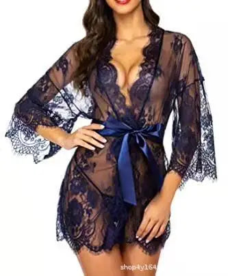 Floral Lace Babydoll Lingerie Set