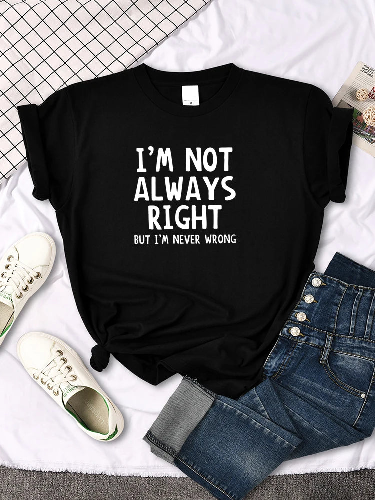 Women's Oversized Graphic Letter Print Tee